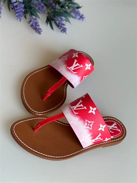 louis vuitton flip flop replica|Louis Vuitton flip flops price.